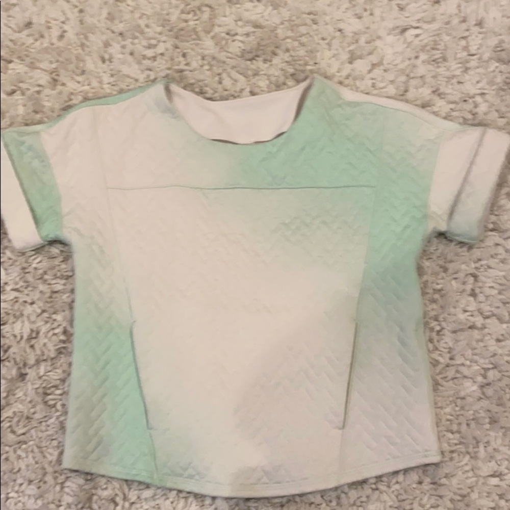 Green and white ombré Ivivva top!